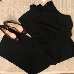 Banana Republic Black Crepe Jumpsuit (10) NWT